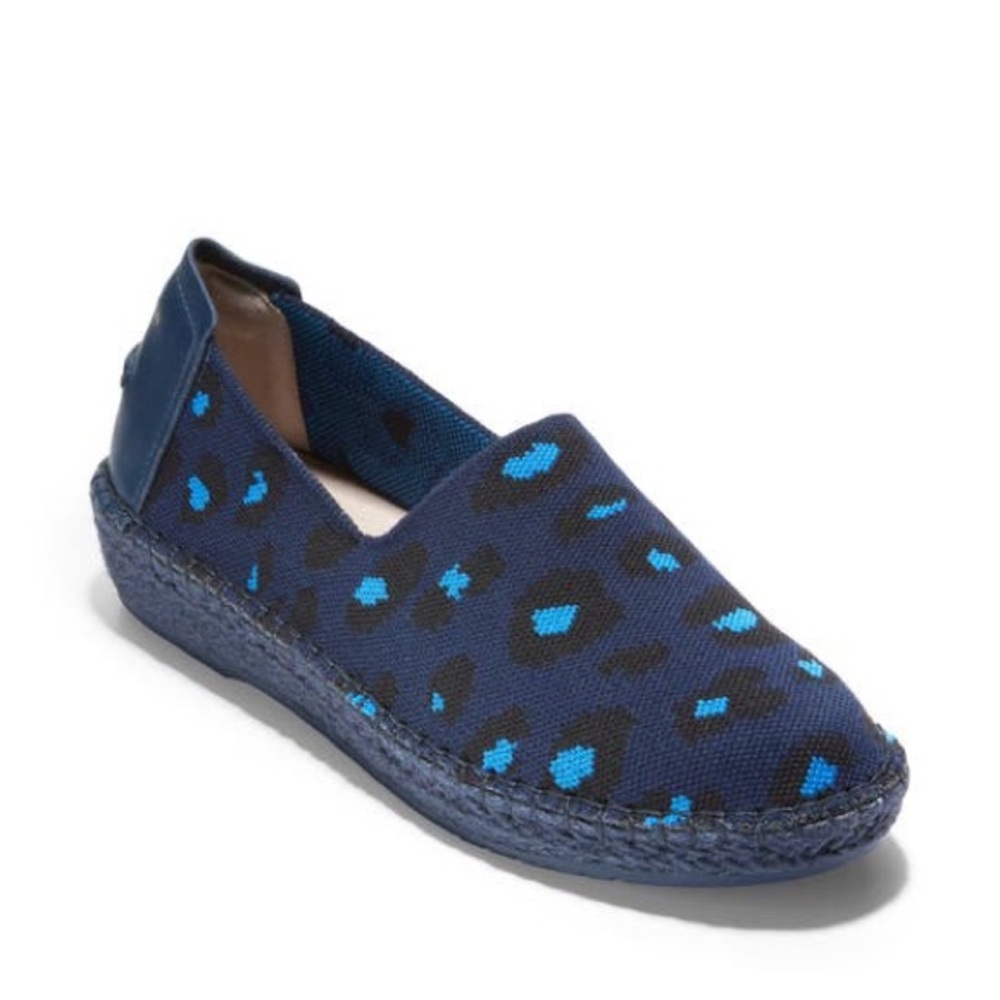 Cole Haan Cloudfeel Stitchlite Knit Marine Blue Espadrille